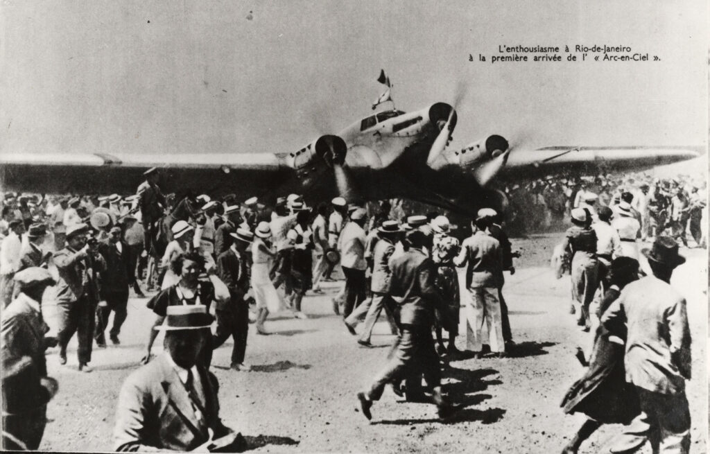 L'arrivée de l'Arc-en-ciel à Rio de Janeiro en 1933