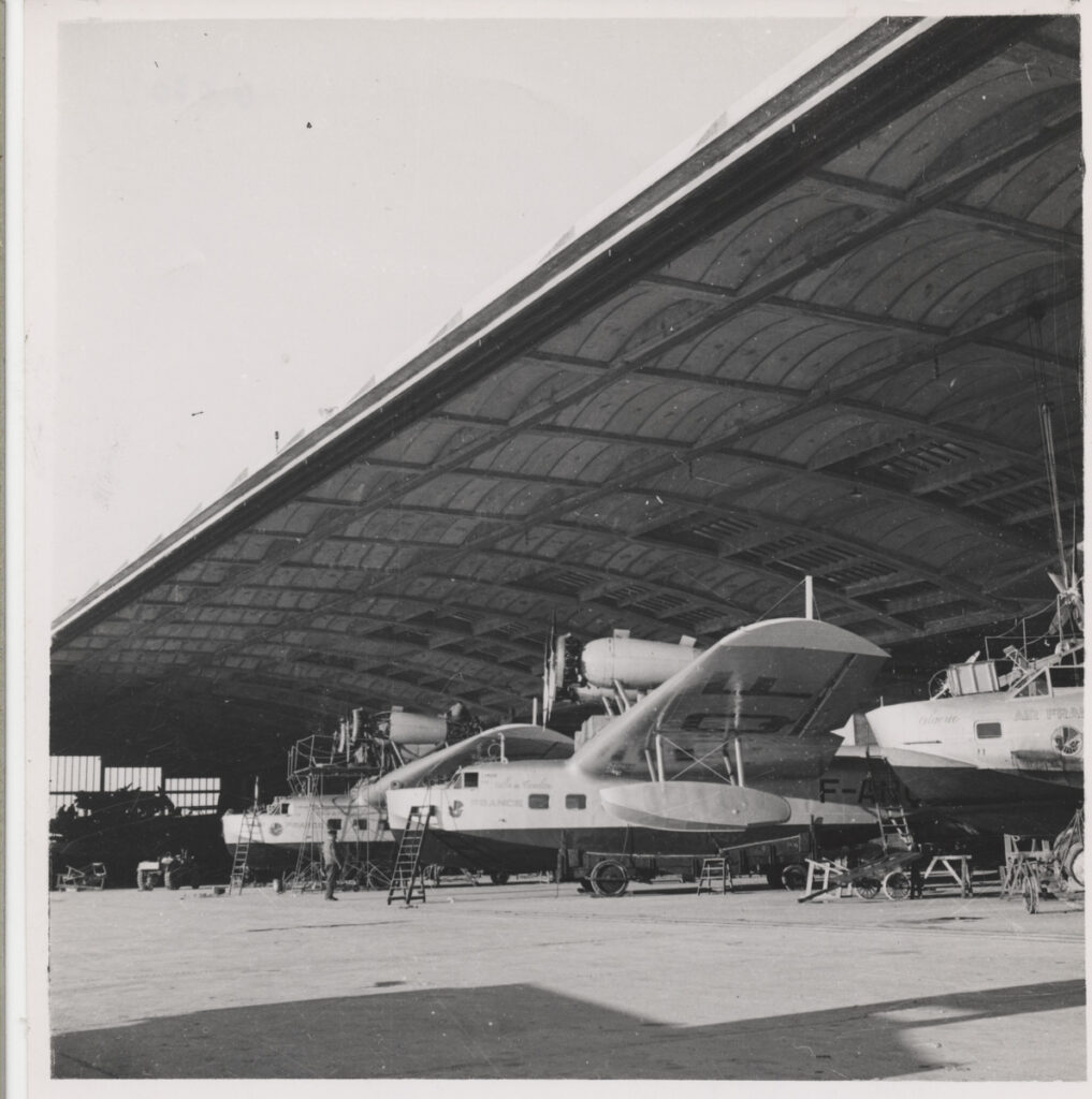 Marignane hangar ca 1936 37 hydravions.